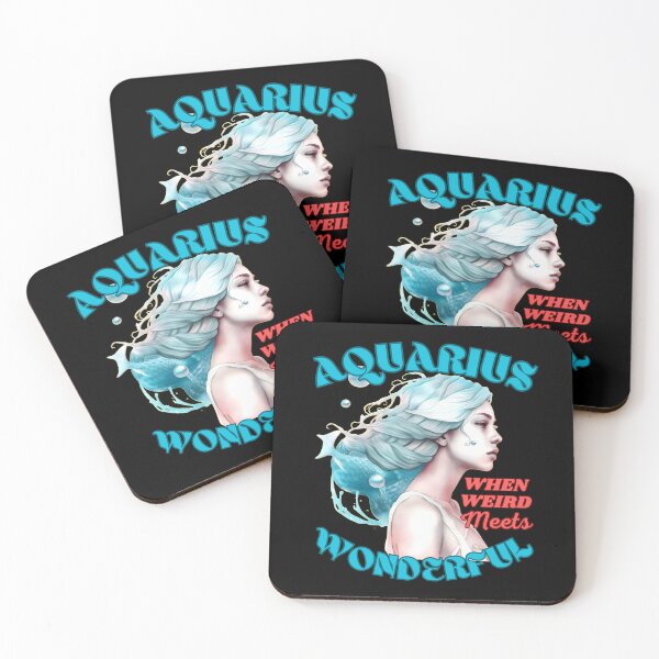 Item preview, Aquarius: When Weird Meets Wonderful. aquarius constellation designed and sold by ZodiacWonders.