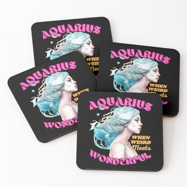 Item preview, Aquarius: When Weird Meets Wonderful. Aquarius moon designed and sold by ZodiacWonders.