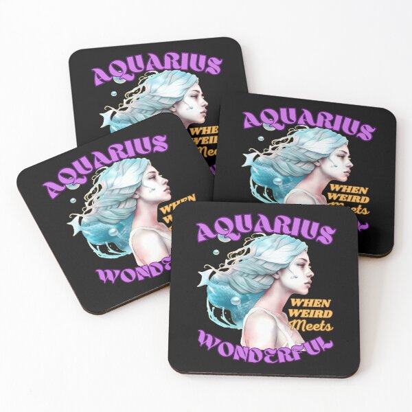 Item preview, Aquarius: When Weird Meets Wonderful. aquarius facts designed and sold by ZodiacWonders.