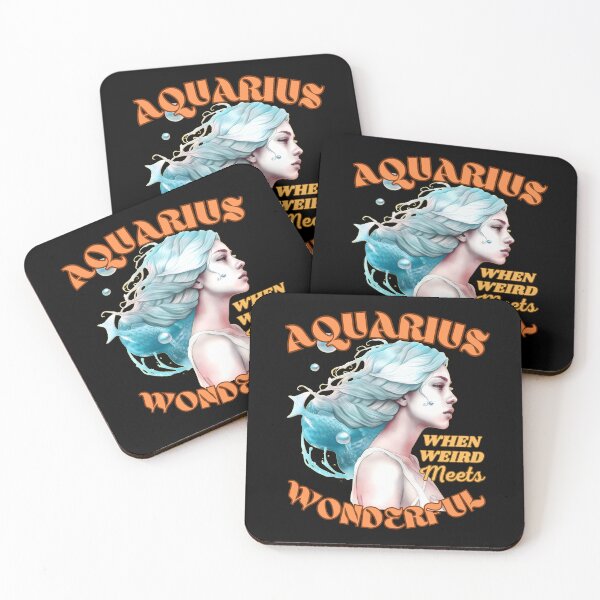 Item preview, Aquarius: When Weird Meets Wonderful. aquarius horoscope designed and sold by ZodiacWonders.