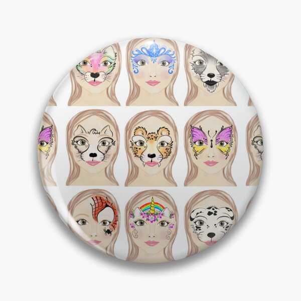 Item preview, Face painting menu board designed and sold by PurrfectCorner.