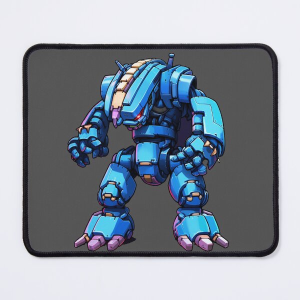 Item preview, Magma blue mecha with orange details designed and sold by Atelier-Arcano.