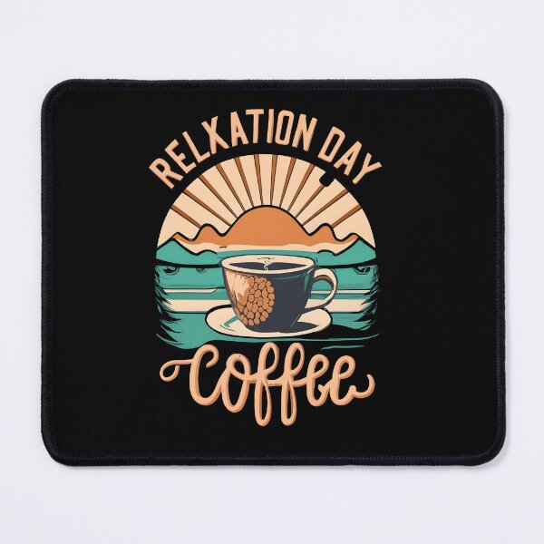 Item preview, Enjoy a Serene 'Relaxation Day with Coffee', Vintage coffee design, Coffee lover's gift. designed and sold by im9creative.