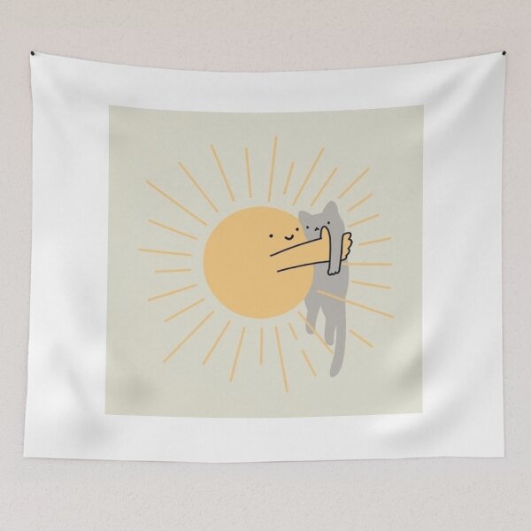 Item preview, The sun carries a cat designed and sold by Yaso Store.