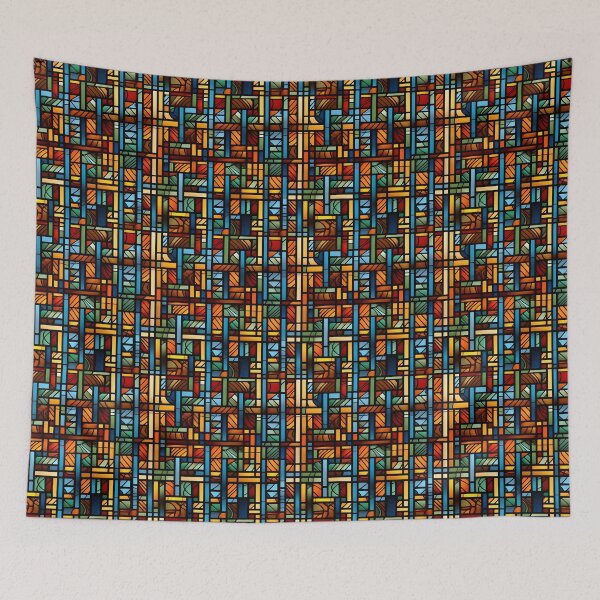 Item preview, Modern design that is reminiscent of windows made of colorful glass panes designed and sold by Pflugart.