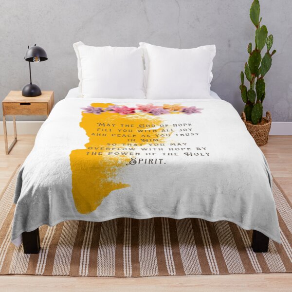 Item preview, May the God of Hope - Inspirational Bible Quotes designed and sold by Kagaz Kala.