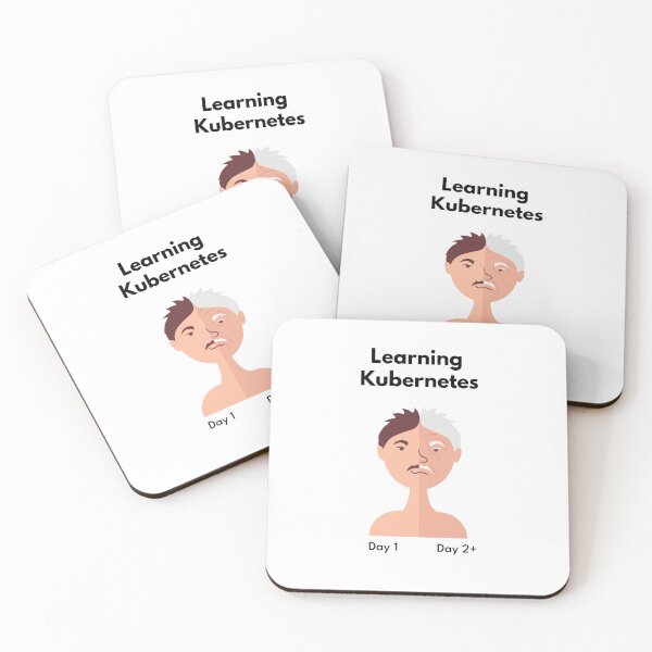 Item preview, Learning Kubernetes Comparison: Day 1 versus Day 2+ designed and sold by cookieandcode.
