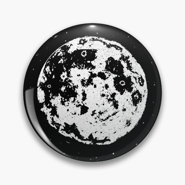 Item preview, Moon in Space creative distressed design for extraterrestrial Lovers designed and sold by venomousvector.