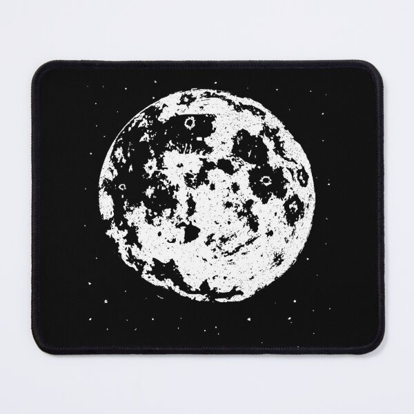 Item preview, Moon in Space creative distressed design for extraterrestrial Lovers designed and sold by venomousvector.