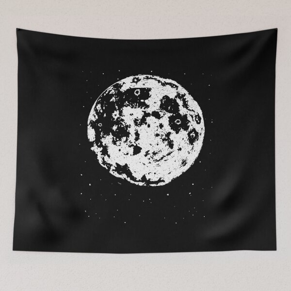Item preview, Moon in Space creative distressed design for extraterrestrial Lovers designed and sold by venomousvector.