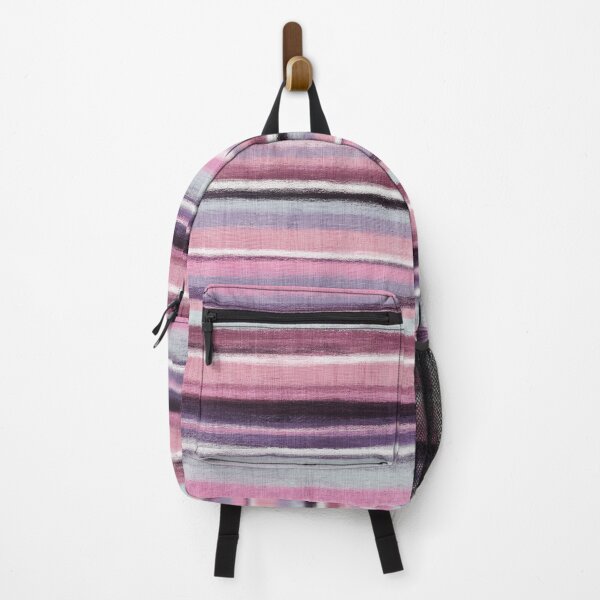 Item preview, Pink Purple Plum Rustic Textured Stripes designed and sold by micklyn.