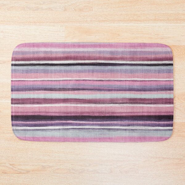 Item preview, Pink Purple Plum Rustic Textured Stripes designed and sold by micklyn.