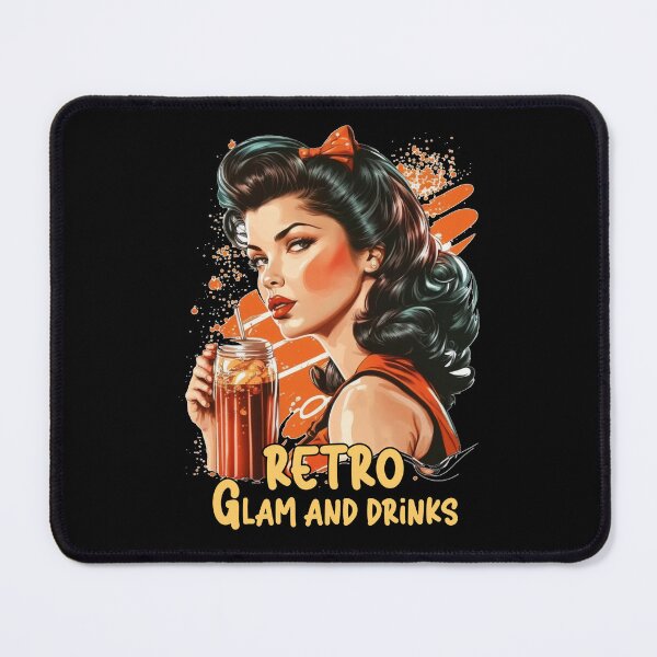 Item preview, Retro glam and drinks designed and sold by PepeCartoon.