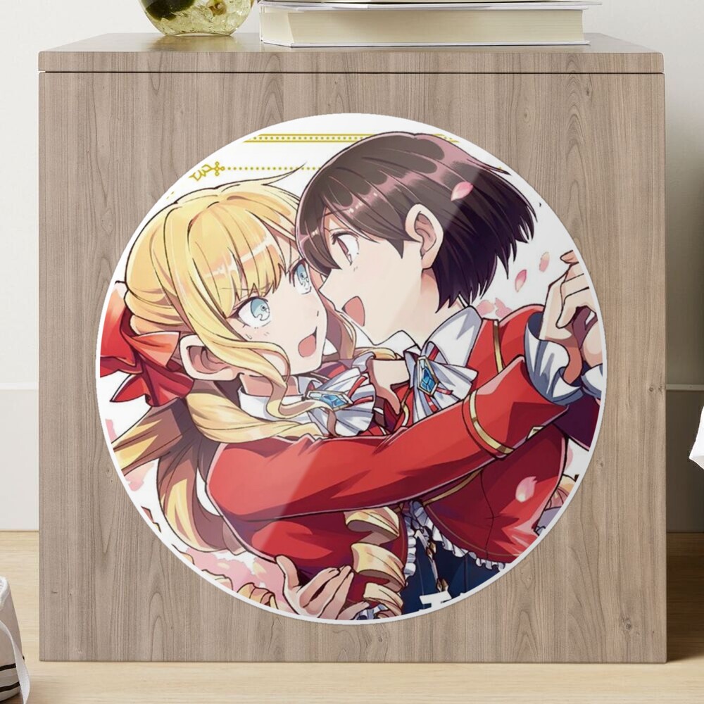 Rei x Claire, Watashi no Oshi wa Akuyaku Reijou, Yuri Anime, I'm In Love  with The Villainess Wataoshi Sticker for Sale by Everyday Inspiration