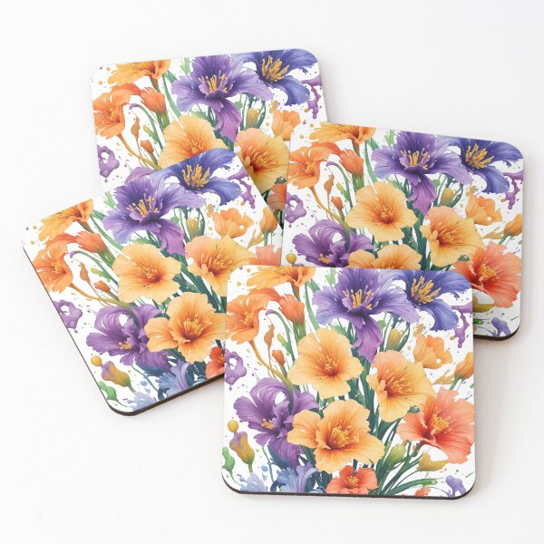 Item preview, Artistic image of beautiful colorful flower splashes. designed and sold by Natcharee.