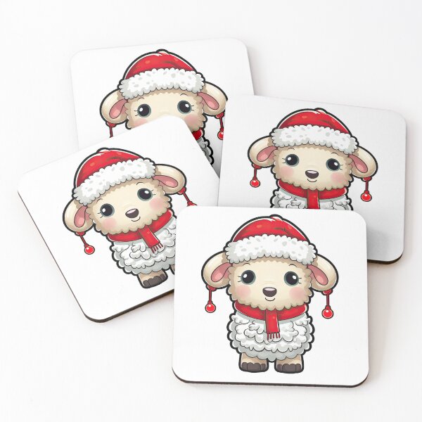 Item preview, Cute Sheep Ready for Christmas Festival designed and sold by eyestetix.