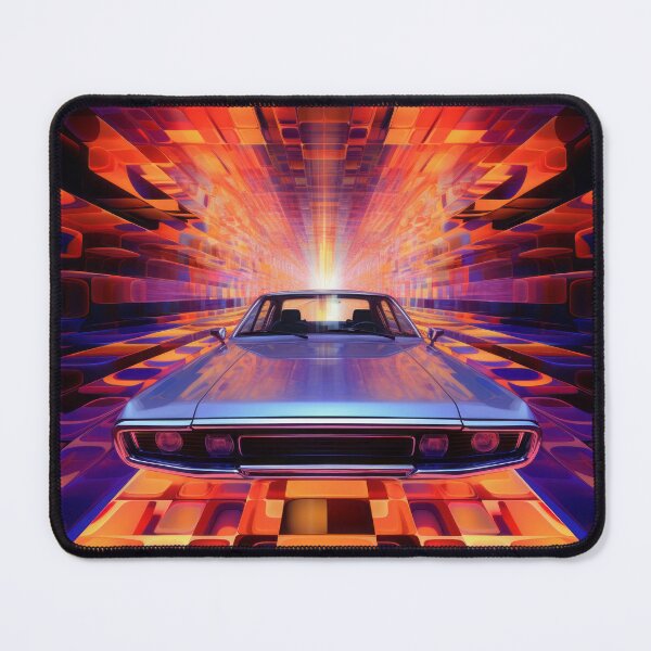 Item preview,  Intricate, multilayered geometric pattern with a car designed and sold by Whimsicalhub.