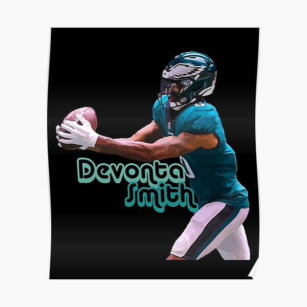 Cheap NFL Philadelphia Eagles Devonta Smith Poster Wall Art, Philadelphia  Eagles Merchandise - Allsoymade