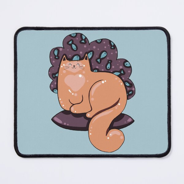 Item preview, Dreaming Ginger Cat Print designed and sold by Julia Sol.