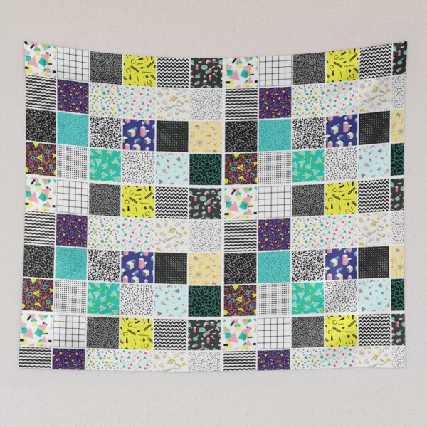 Item preview, Cute Block Pattern Latest Fashion Trends designed and sold by aqua1001.