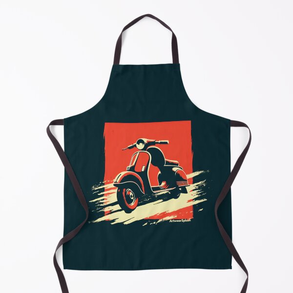 Item preview, Vintage scooter designed and sold by ArtWearSplash.