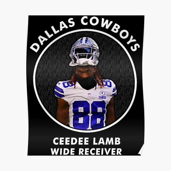 : Michael Irvin, Dez Bryant, CeeDee Lamb Football Poster