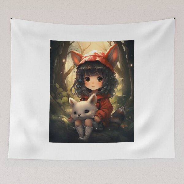 Item preview, Enchanting Anime Lemur designed and sold by Shirtastically.