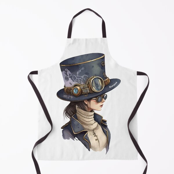 Artikelvorschau, Steampunk-Frau, bei der Vintage auf Moderne trifft entworfen und verkauft von PepeCartoon.