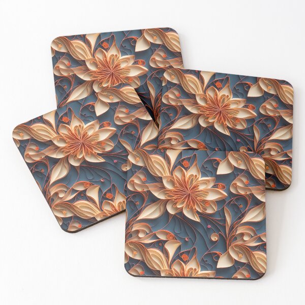 Item preview, Autumn abstract background pettern designed and sold by StickerificArt.