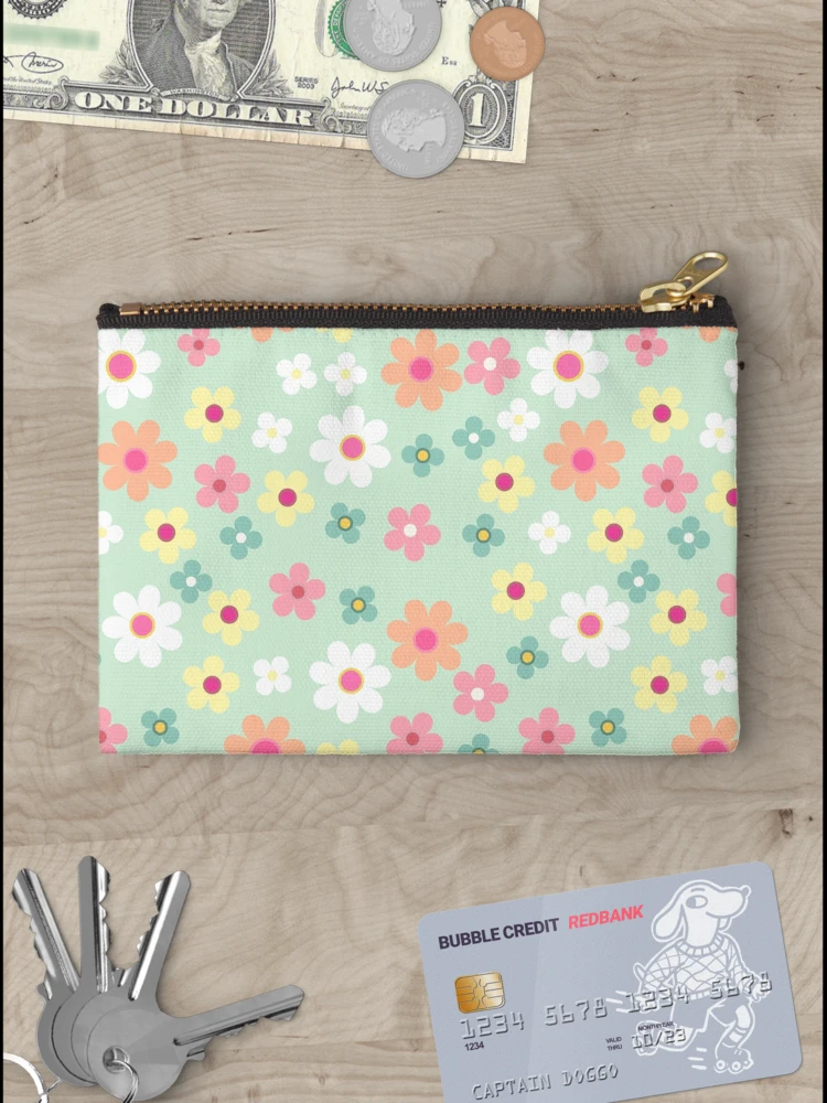 Thumbnail 3 of 4, Zipper Pouch, Flora designed and sold by InfinityPattern.
