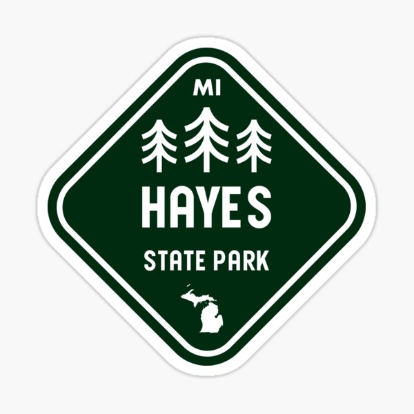 Item preview, Hayes State Park Michigan Rhombus designed and sold by bivenart.