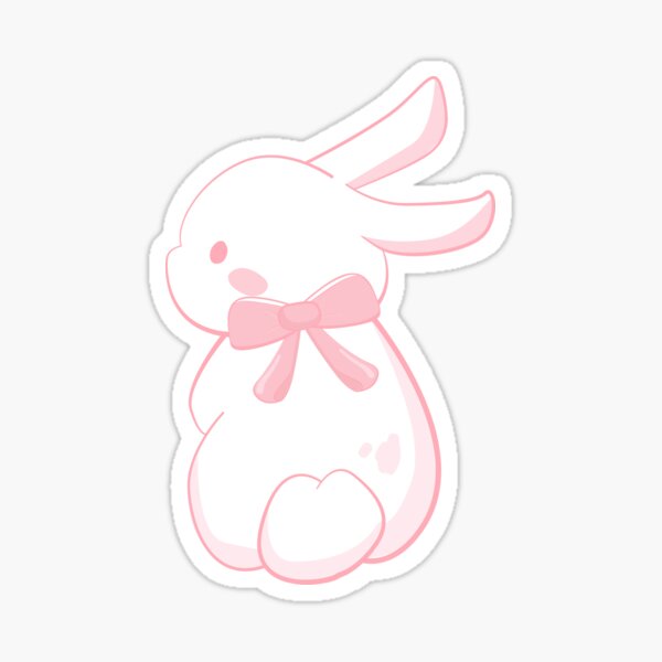 Item preview, Pink Cosy Cute Bunny - Bunny Core - Gingham Background designed and sold by KittyStrand.