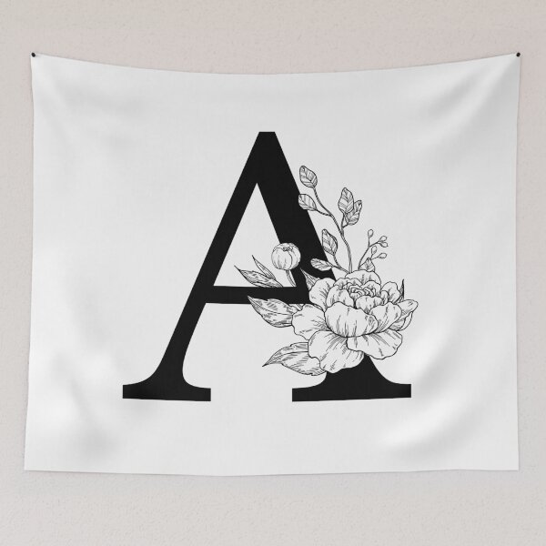 Item preview, A Botanical Monogram. Detailed Peony Drawing designed and sold by epine.