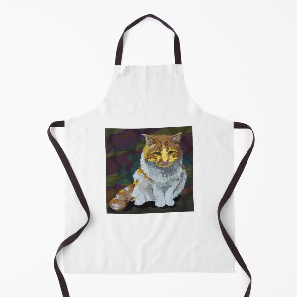 Item preview, Cat Digital Art Oil Painting designed and sold by Chattakan.