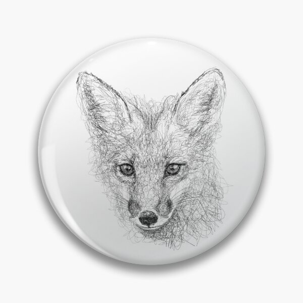 Artikelvorschau, Fuchs-Kritzelkunst entworfen und verkauft von CaroScribbles.