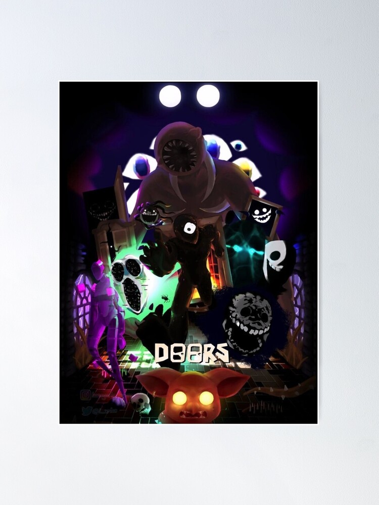 Doors Roblox Doors Poster for Sale by pietropah