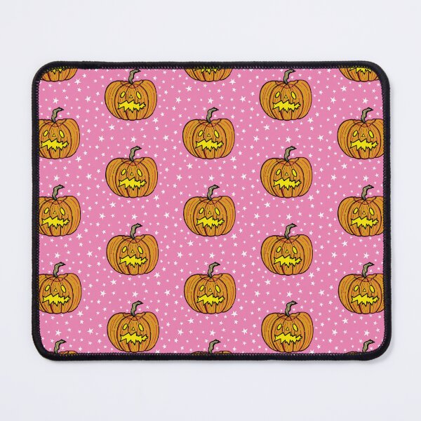 Item preview, Halloween Pumpkin + Stars - Pink Background 2 designed and sold by Helen McCartney Designs.