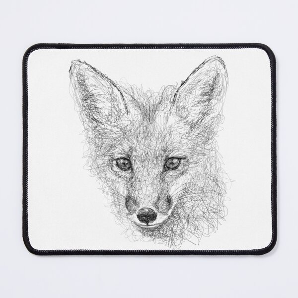 Item preview, Fox Scribble Art designed and sold by CaroScribbles.