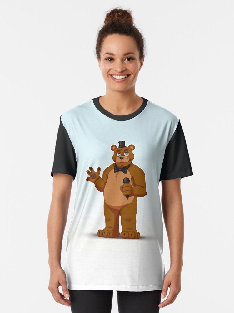 Freddy Fazbear FNAF Graphic T-Shirt for Sale by teraMerchShop