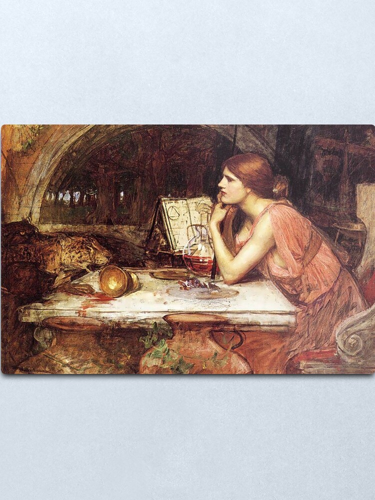 Alternate view of John William Waterhouse - Sketch of Circe 1911-1914 Fine Art Metal Print