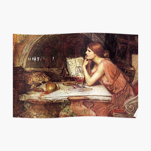 John William Waterhouse - Sketch of Circe 1911-1914 Fine Art Poster