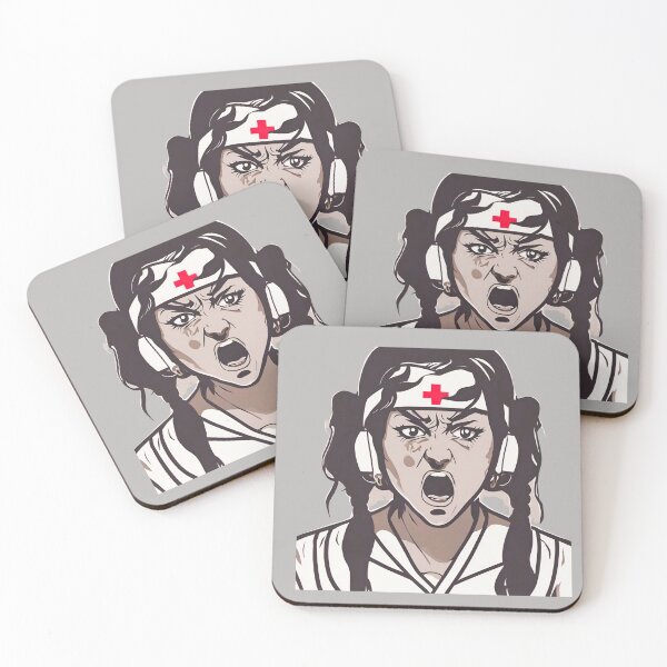 Item preview, Nurse Stike Angry Nurse designed and sold by CyberArtistOne.
