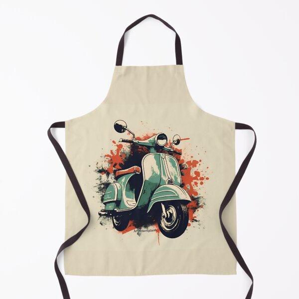 Item preview, Vintage retro scooter designed and sold by ArtWearSplash.