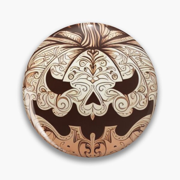 Item preview, Scary Pumpkins Creepy Jack O Lanterns Halloween Intricate Carved Pumpkin Filigree designed and sold by CoffeeIsATrip.