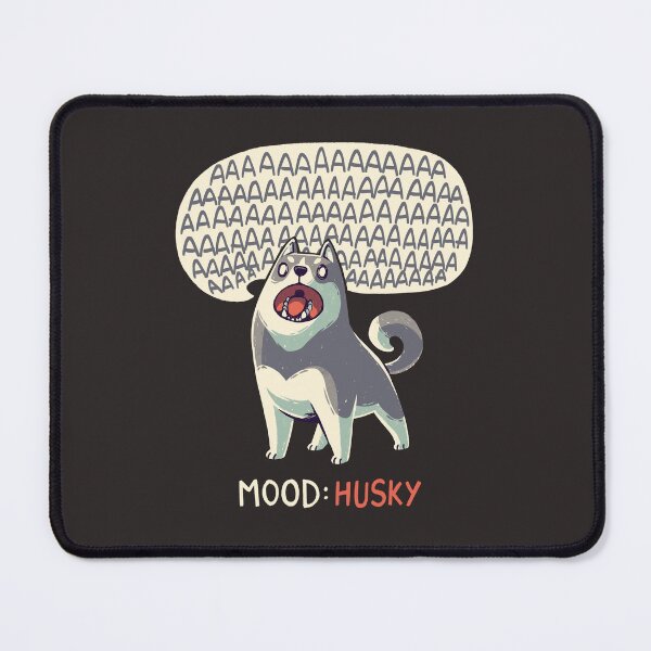 Item preview, Mood: Husky // Funny Dog, Howling, Siberian designed and sold by Geekydog.