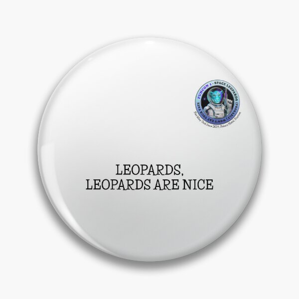 Artikelvorschau, Leoparden sind nett (Con-Info, schwarzer Text) entworfen und verkauft von Funcon.
