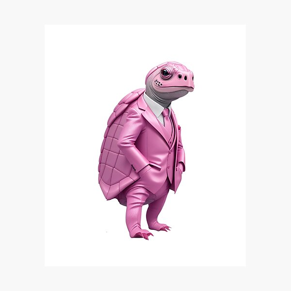 Item preview,  Pink turtle designed and sold by maggNf.