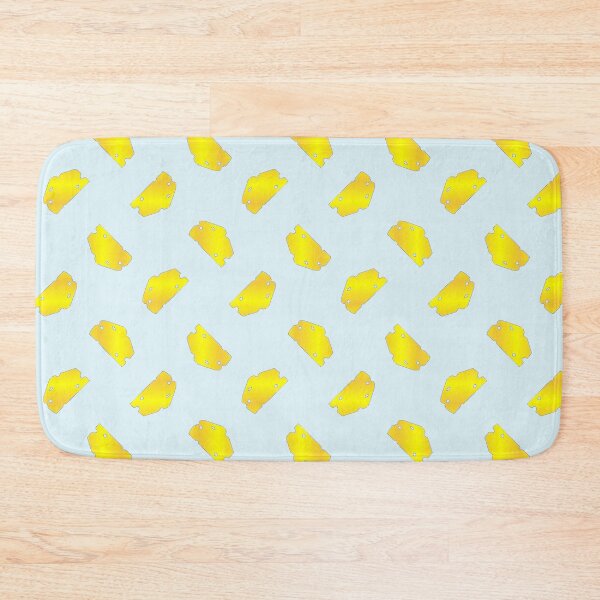 Item preview, Cheese slices on blue designed and sold by tetibright.