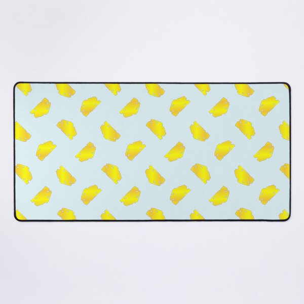Item preview, Cheese slices on blue designed and sold by tetibright.