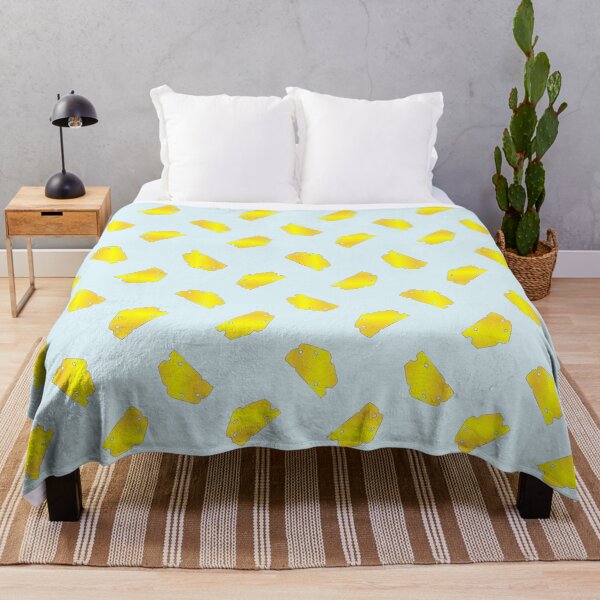 Item preview, Cheese slices on blue designed and sold by tetibright.
